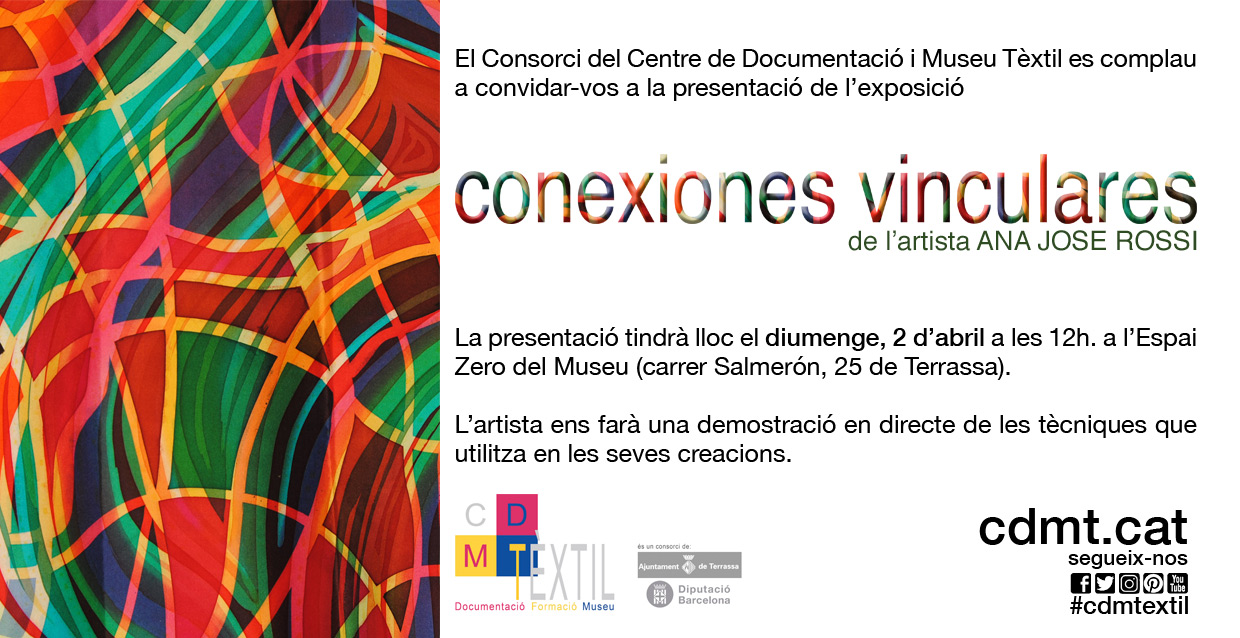 Imatge invitació
                                          exposició: Conexiones
                                          vinculares, d'Ana José Rossi