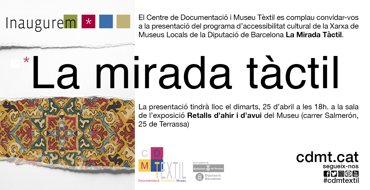 Imatge invitació
                                          exposició: La mirada tàctil
